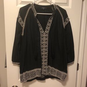 Madewell Embroidered Top
